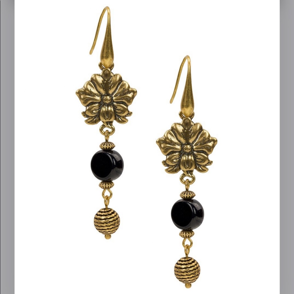 ✨Patricia Nash Flower & Vine Dangle Earrings